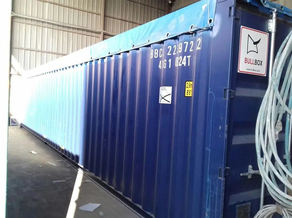 CONTAINER MARITTIMO 40' HIGH CUBE OPEN TOP - USATO